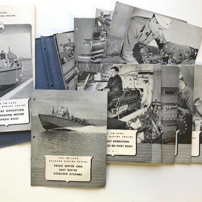 WWII PT boat Packard motor manuals