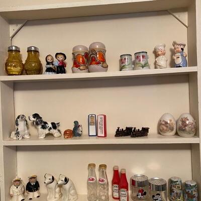 Salt
And pepper collectibles 