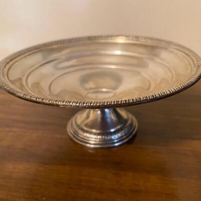 Sterling silver compote