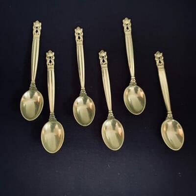 Georg Jensen sterling silver demitasse spoons
