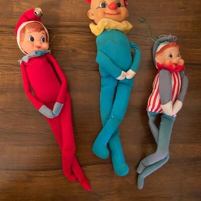 Vintage Pixie elves Christmas 