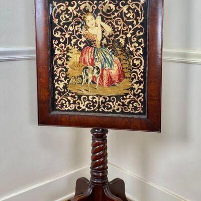 Hand Cross Stitch Firescreen