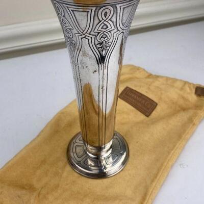 Tiffany & Co Sterling Silver Vase