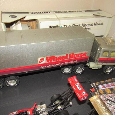 Wheel Horse & Bendix toy trucks 