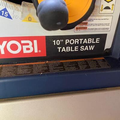 Ryobi table saw