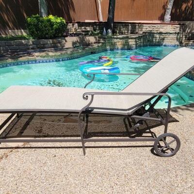 Poolside Chaise, Matching Chaise and Table in another lot