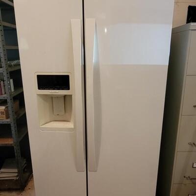 Kenmore Elite Side-by-Side Refrigerator in Biscuit