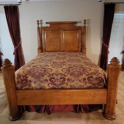 Queen Size Four Poster Bed, Bedding not included