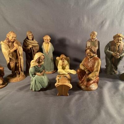 (11) Piece Nativity Set, as pictured