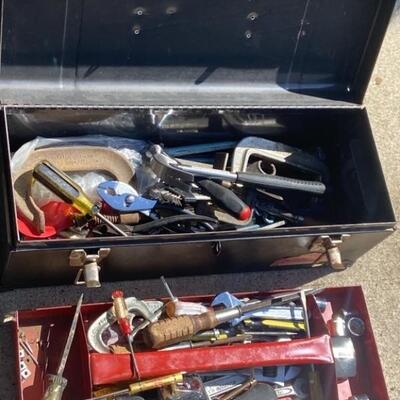 Professional Steel Tool Box Loaded w/ Hand Tools!