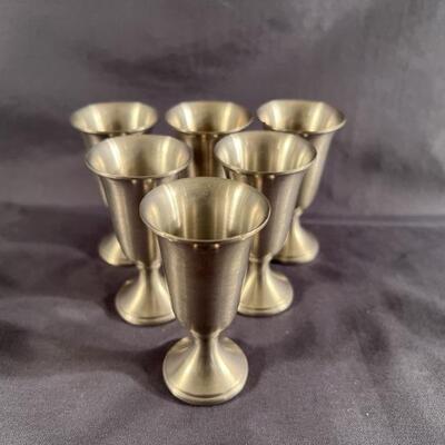 (6) Pewter Shooters by Web
