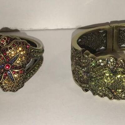 Heidi Daus Hinged bangle watches 