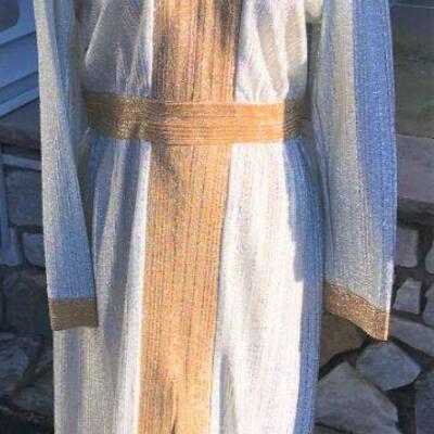 Vintage 1980's Clothing - this Nehru Style has matching pants 