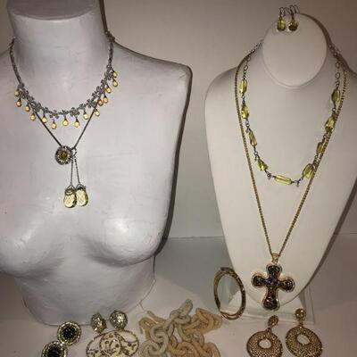 Sterling, Costume ,Crystal & Glass 