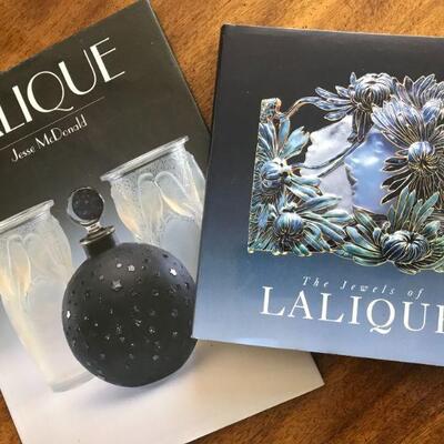 Lalique Hard Cover Coffee Table Books 