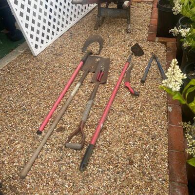 Garden tools shovel