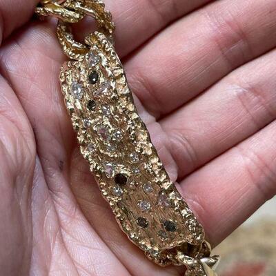 Gold and Diamond Bracelet