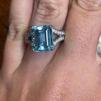 Aquamarine Ring