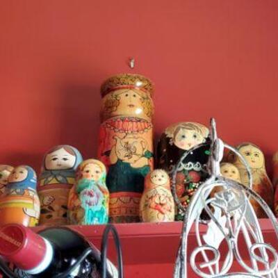 Russian Nest of lacquer dolls
