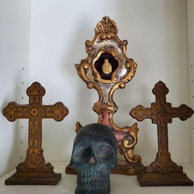 Collection of crucifixes 