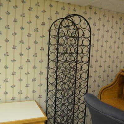 Iron Wine Rack 