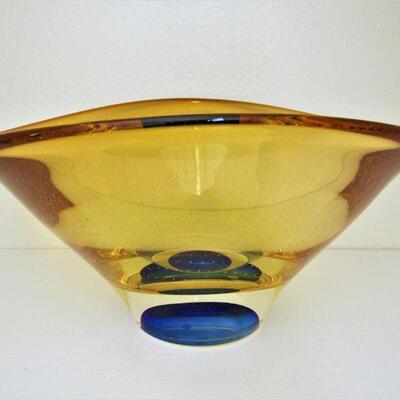 Kosta Boda art glass bowl