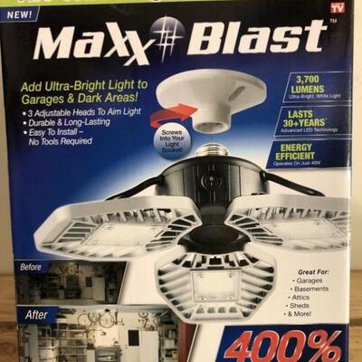 NIB Max blast LED Garage Light.