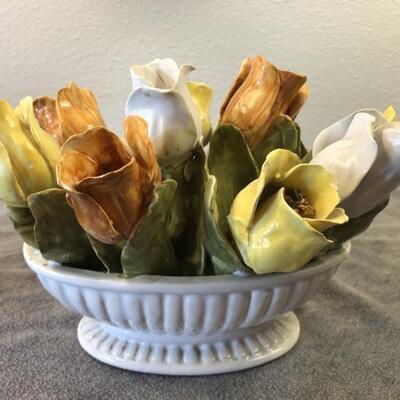 Vintage Meiselman Italian Porcelain Tulips.