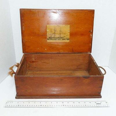 Captains box with ship inside