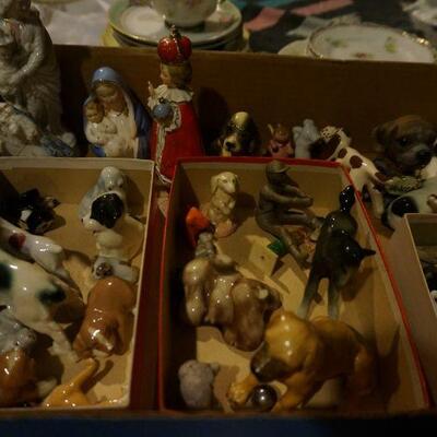 Various figurines