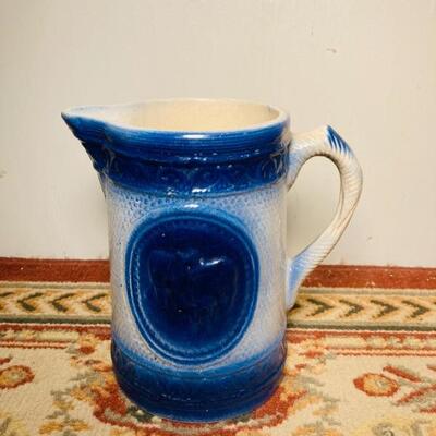 Stoneware Cow Pitcher