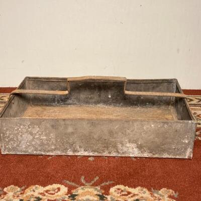 Galvanized Tote