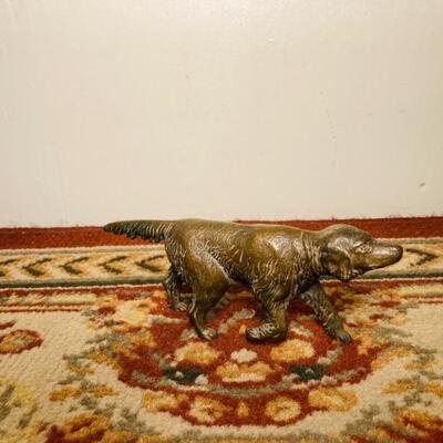 Bronze Setter Statue