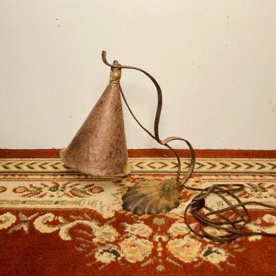 Arts-Crafts Tin/ Metal Lamp