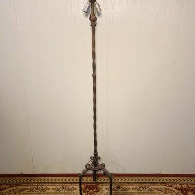 Footed Iron Floor Lamp