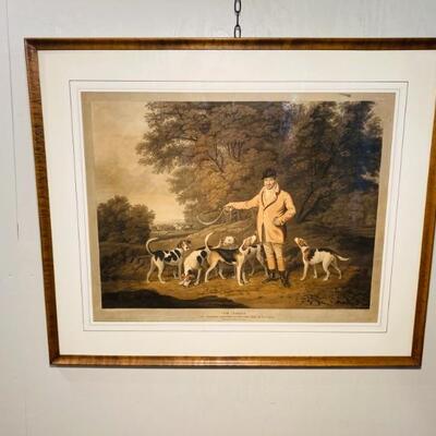 1815 Master of the Hounds Engraving