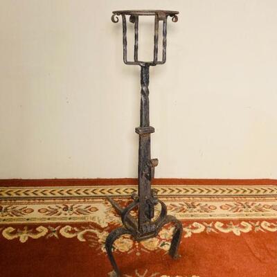 Wrought Iron Andiron