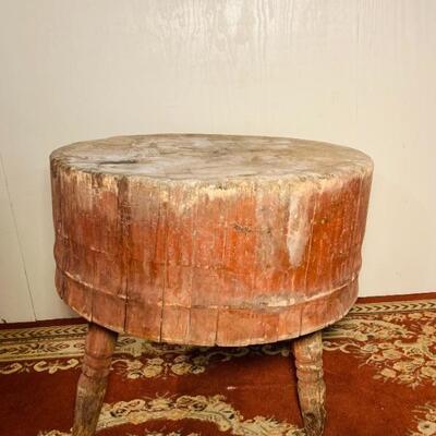 Red Butcher Block