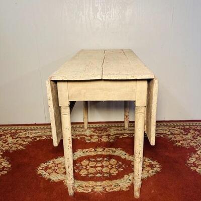Painted Dropleaf Table