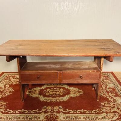 Redwash Pa. Hutch Table