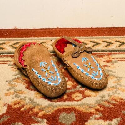 Childs Beaded Moccasins