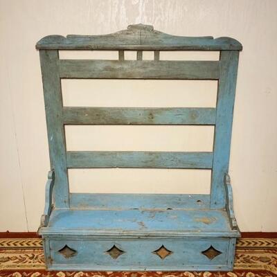 Robins Egg Blue Herb Drying Rack