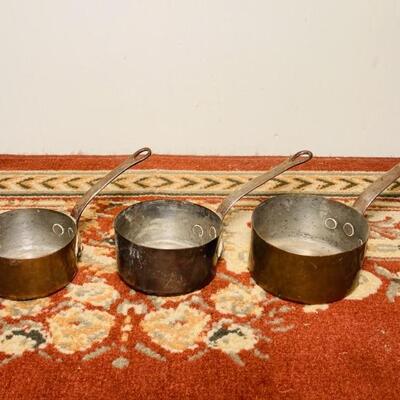 Copper Nesting Pans