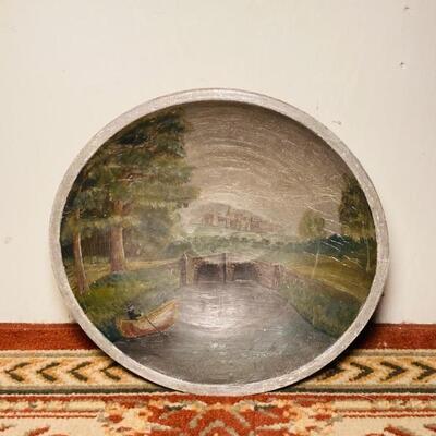 Painted Treen Bowl