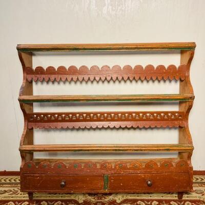 Painted Bowl Rack