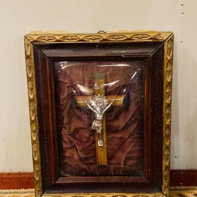 Crucifix Under Bubble Glass