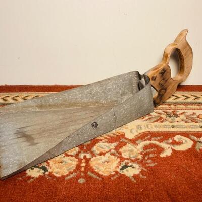 Saw Handle Galvanized Scoop