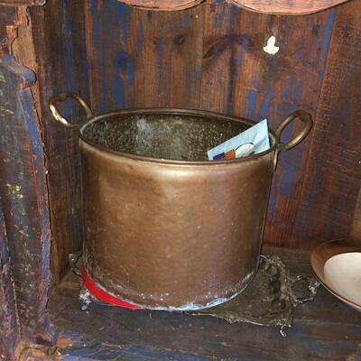 Copper tub - with hole 