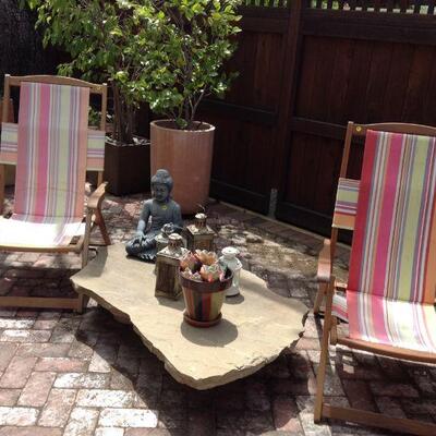 Flagstone table