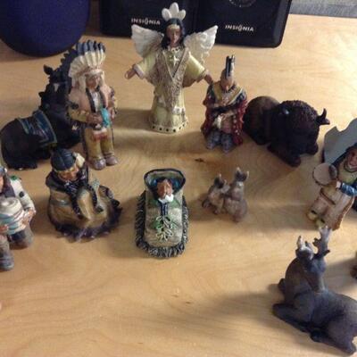 Native American nativity set